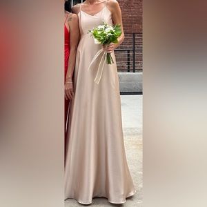 Show me your MuMu Bridesmaid dress, Champagne Satin